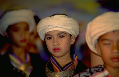 Girl, Loi Krathong Festival, Ban Sop Ruak